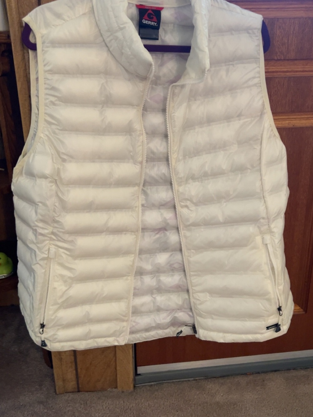 Gerry White Quilted Packable Puffer Vest